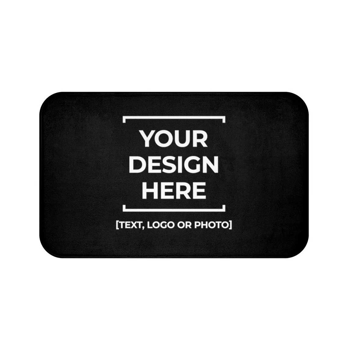 Your Home Textiles - ส่วนบุคคล Bath MAT,CUSTOM Photo ข้อความตกแต่งห้องน้ําประตูภาพ 1