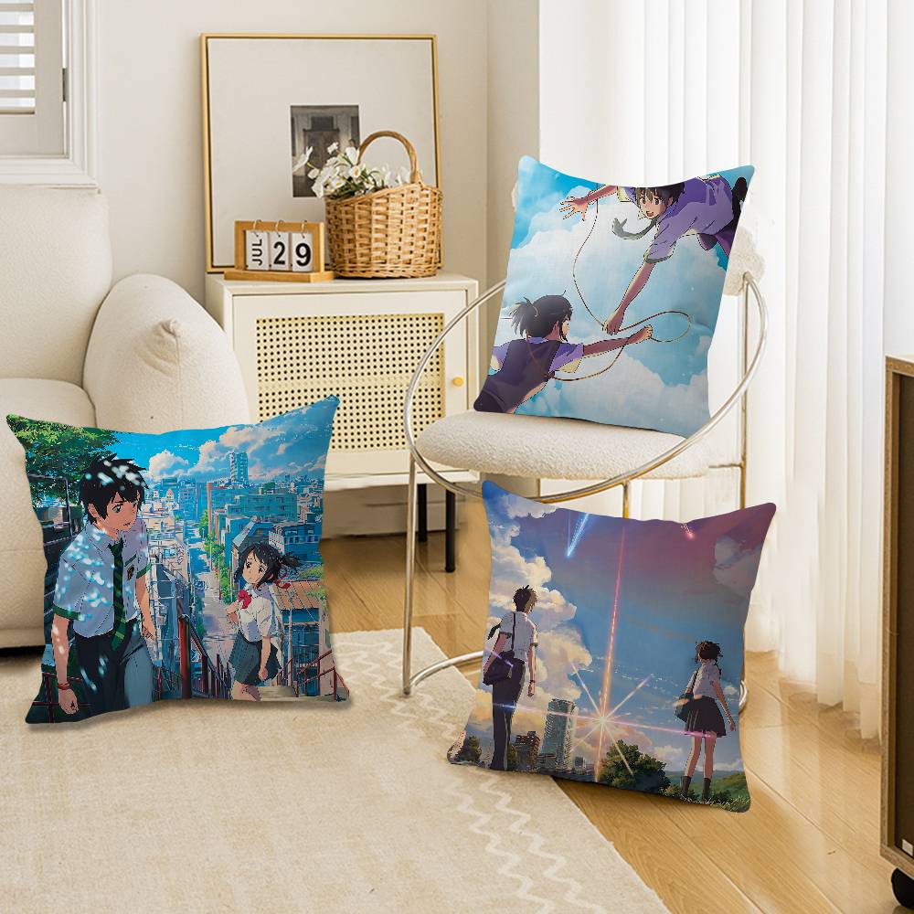 Your Home Textiles - อะนิเมะ ยัวร์ เนม เมเปิ้ล ดีไซน์ ปลอกหมอนอิง