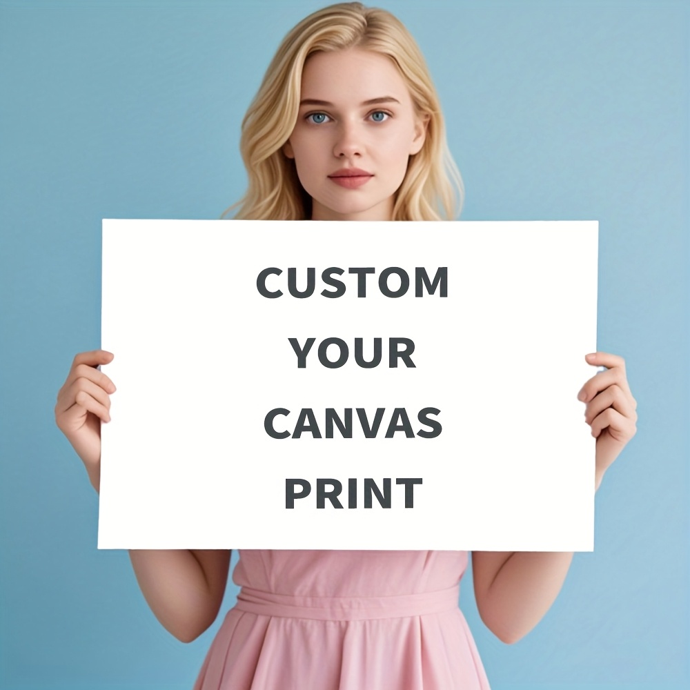 Your Home Textiles - ภาพพิมพ์บนผ้าแคนวาสแบบกำหนดเองด้วยรูปถ่ายของคุณ - การพิมพ์บนผ้าแคนวาสแบบไม่มีกรอบที่ปรับแต่งได้ - เหมาะสำหรับตกแต่งบ้านและเป็นของขวัญทุกฤดูกาล