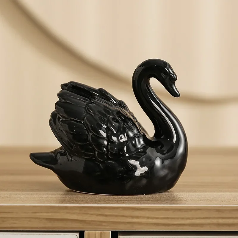 คู่ Swan เครื่องประดับเซรามิคส - Xt Home Textiles บทวิจารณ์และราคา