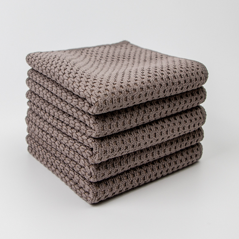 ผ้าเช็ดทำความสะอาดผ้าฝ้าย 5 ชิ - Home Textiles Face Towel บทวิจารณ์และราคา