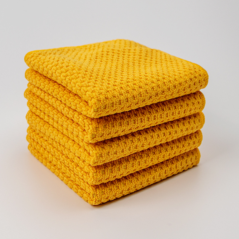 ผ้าเช็ดทำความสะอาดผ้าฝ้าย 5 ชิ - Home Textiles Face Towel บทวิจารณ์และราคา