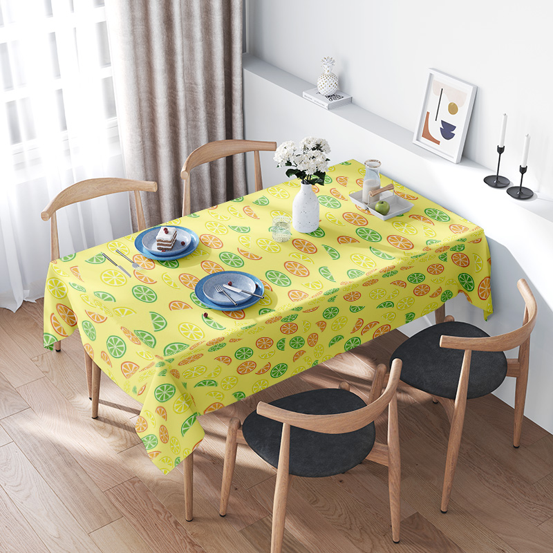 ผ้าปูโต๊ะพิมพ์ลายผลไม้: อาหารเ - Your Home Textiles บทวิจารณ์และราคา