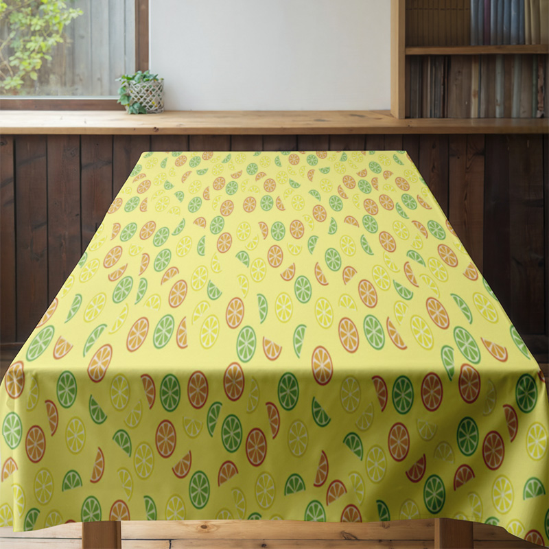 ผ้าปูโต๊ะพิมพ์ลายผลไม้: อาหารเ - Your Home Textiles บทวิจารณ์และราคา