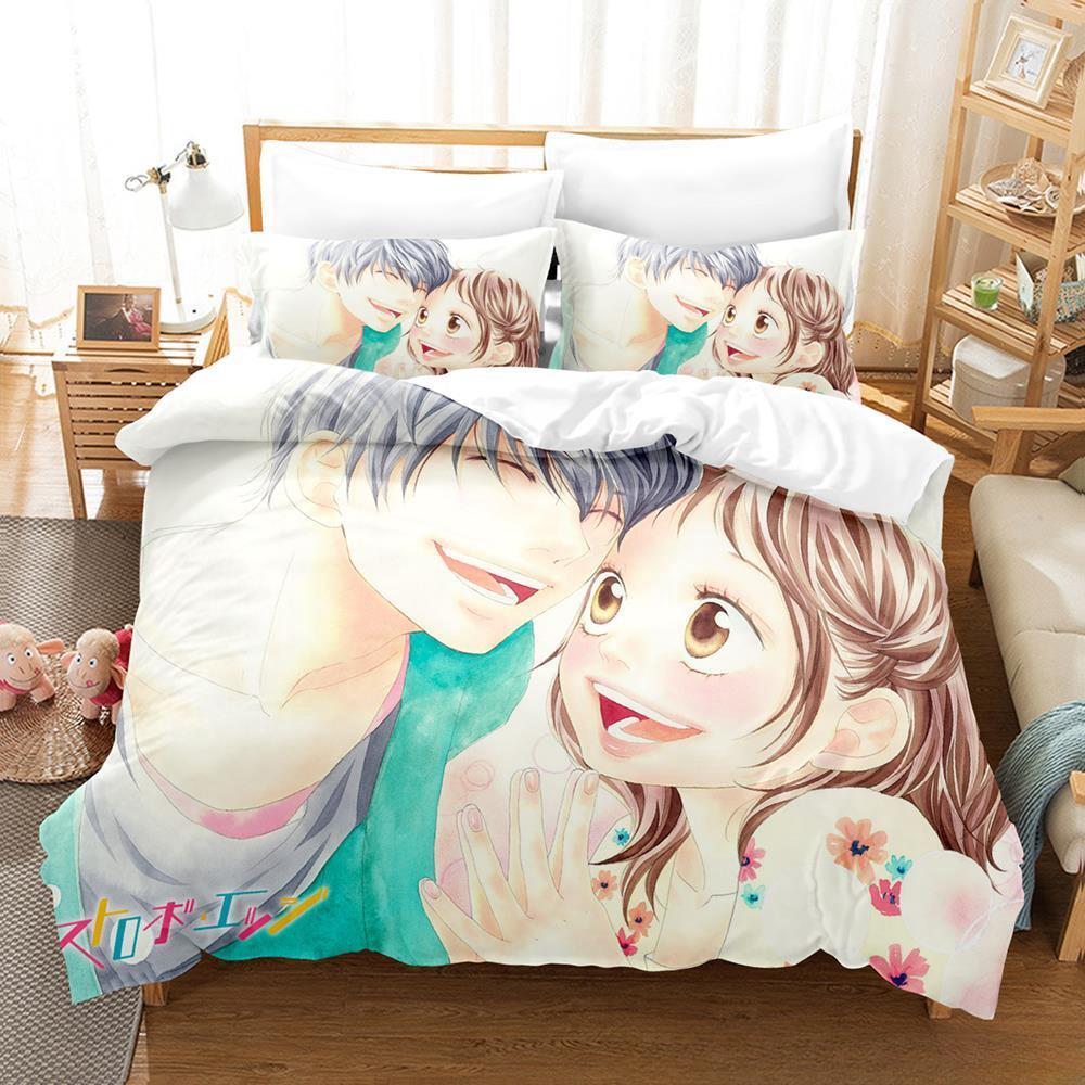 3dพิมพ์อะนิเมะAo Haru Rideชุดเ - Home Textiles Bedding บทวิจารณ์และราคา