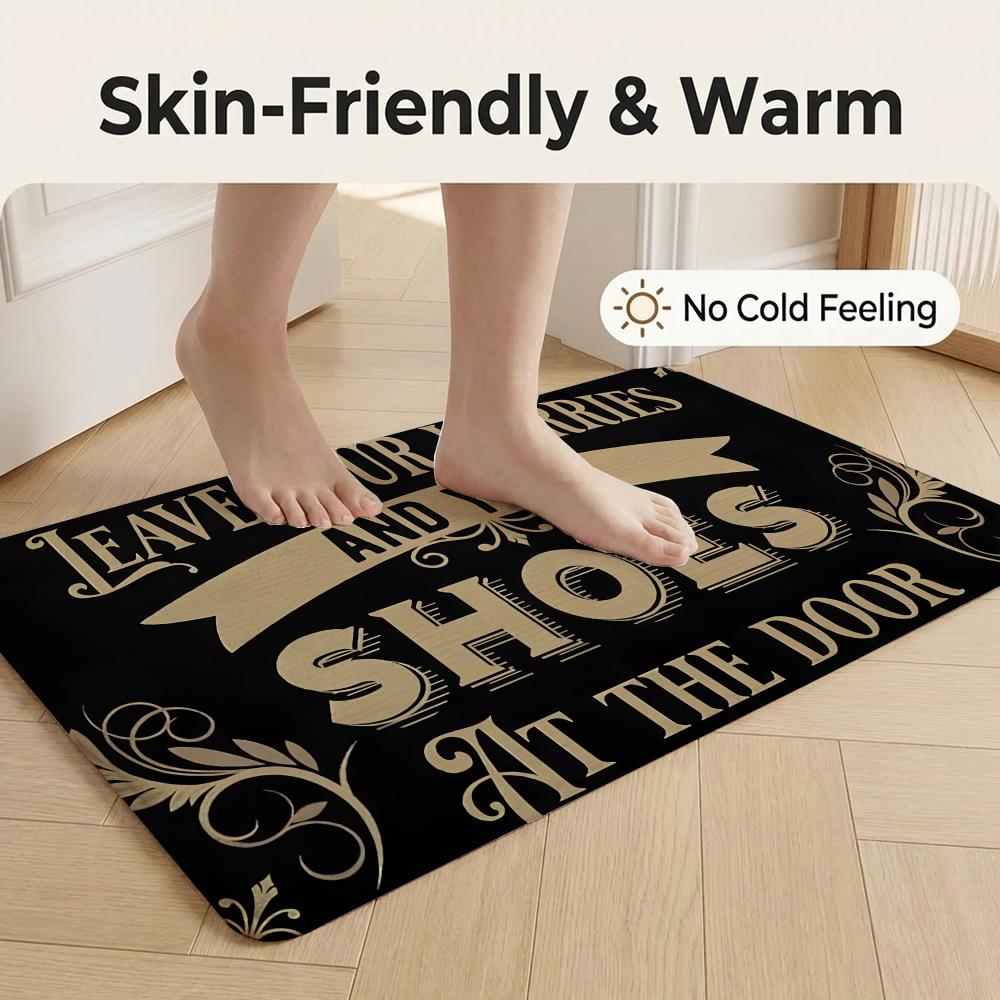 พรมต้อนรับตลกๆ โปรดถอดรองเท้าข - Your Home Textiles บทวิจารณ์และราคา