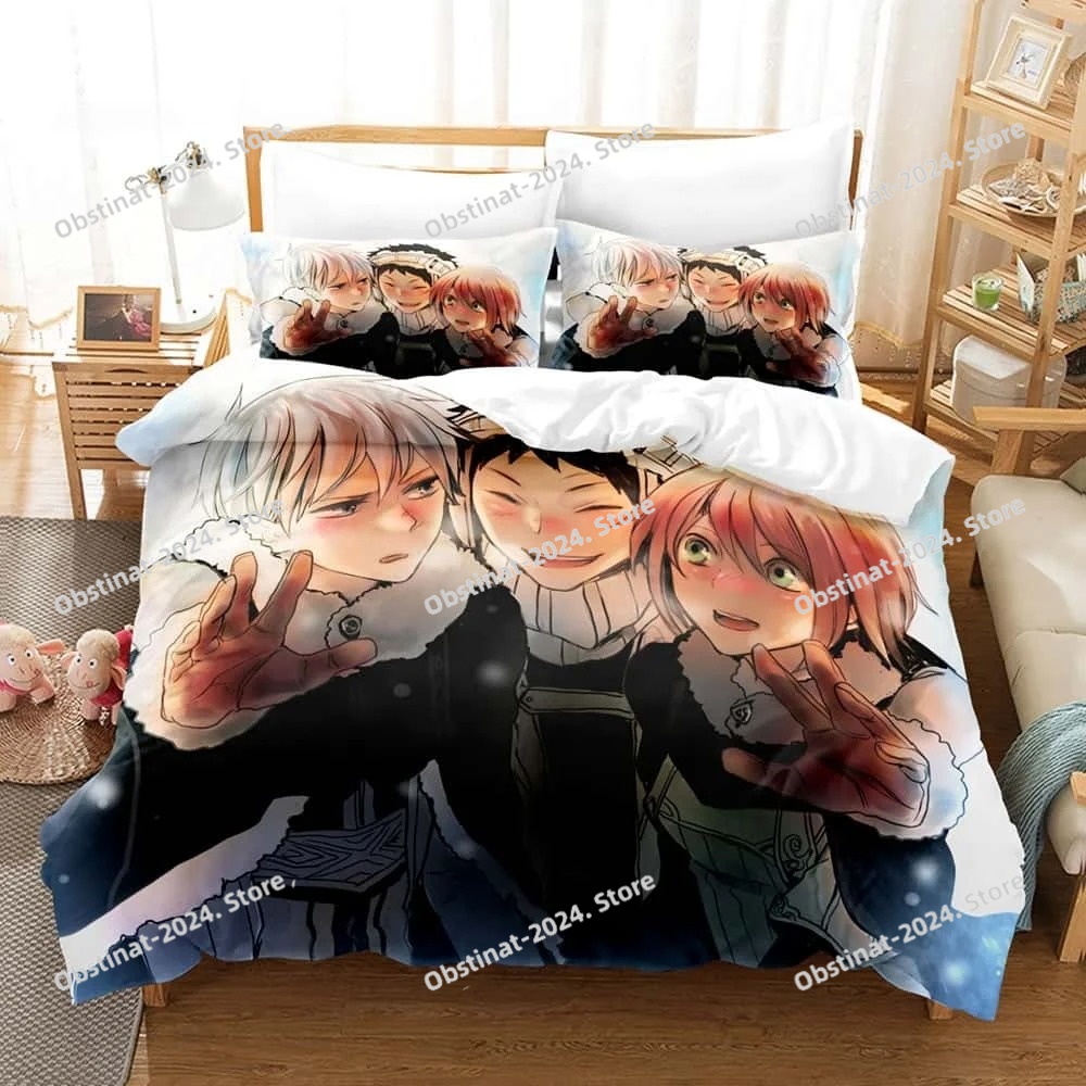 ชุดเครื่องนอนลายการ์ตูนอนิเมะ  - Home Textiles Bedding บทวิจารณ์และราคา