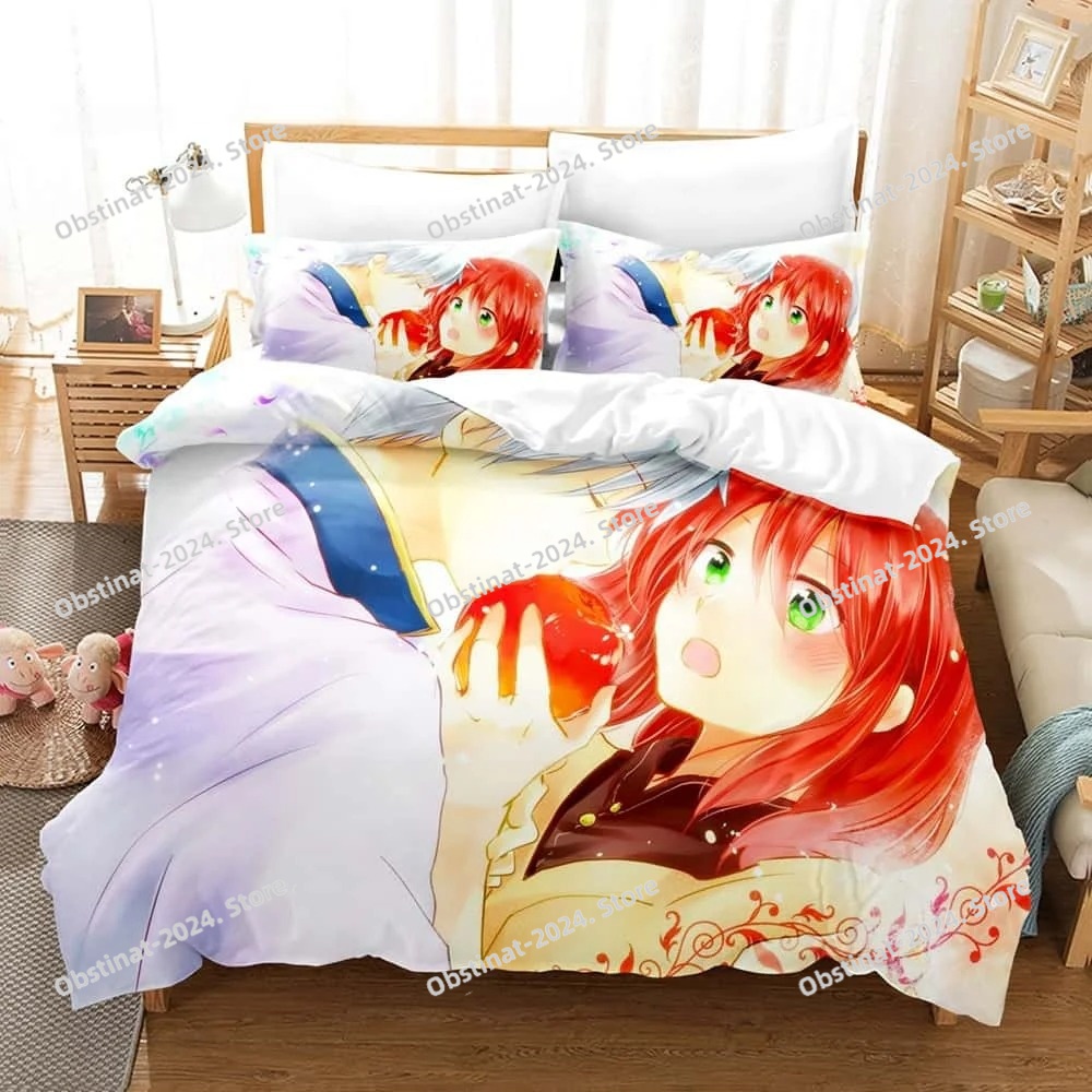 ชุดเครื่องนอนลายการ์ตูนอนิเมะ  - Home Textiles Bedding บทวิจารณ์และราคา