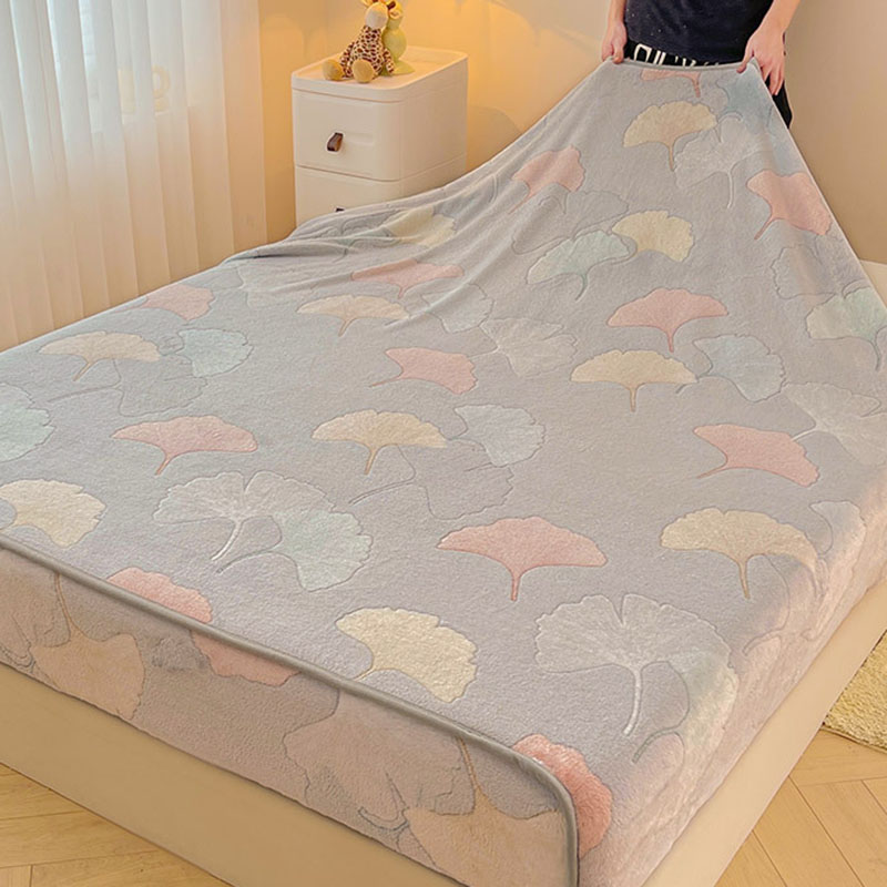 ชุดผ้าปูที่นอนกำมะหยี่เนื้อนุ่ - Home Textiles Bedding บทวิจารณ์และราคา