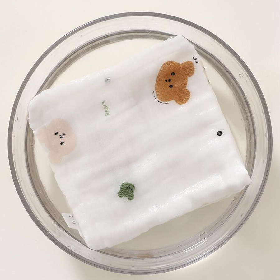 1/5 ชิ้นผ้าเช็ดตัวเด็กแรกเกิดผ - Home Textiles Face Towel บทวิจารณ์และราคา