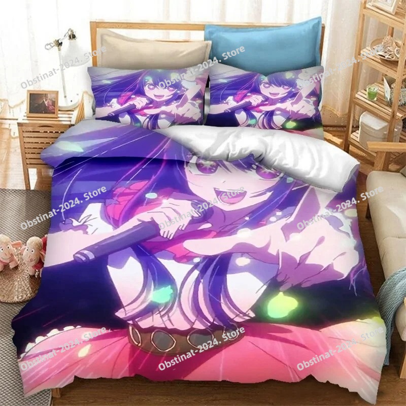 ชุดเครื่องนอนลายอนิเมะ OSHI NO - Home Textiles Bedding บทวิจารณ์และราคา