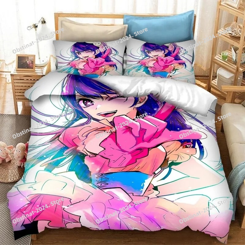 ชุดเครื่องนอนลายอนิเมะ OSHI NO - Home Textiles Bedding บทวิจารณ์และราคา