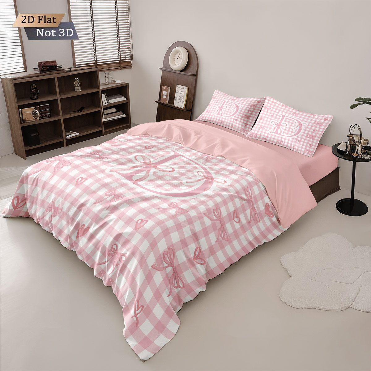 ชุดผ้าห่มนวมพิมพ์ลายโบว์สีชมพู - Home Textiles Bedding บทวิจารณ์และราคา