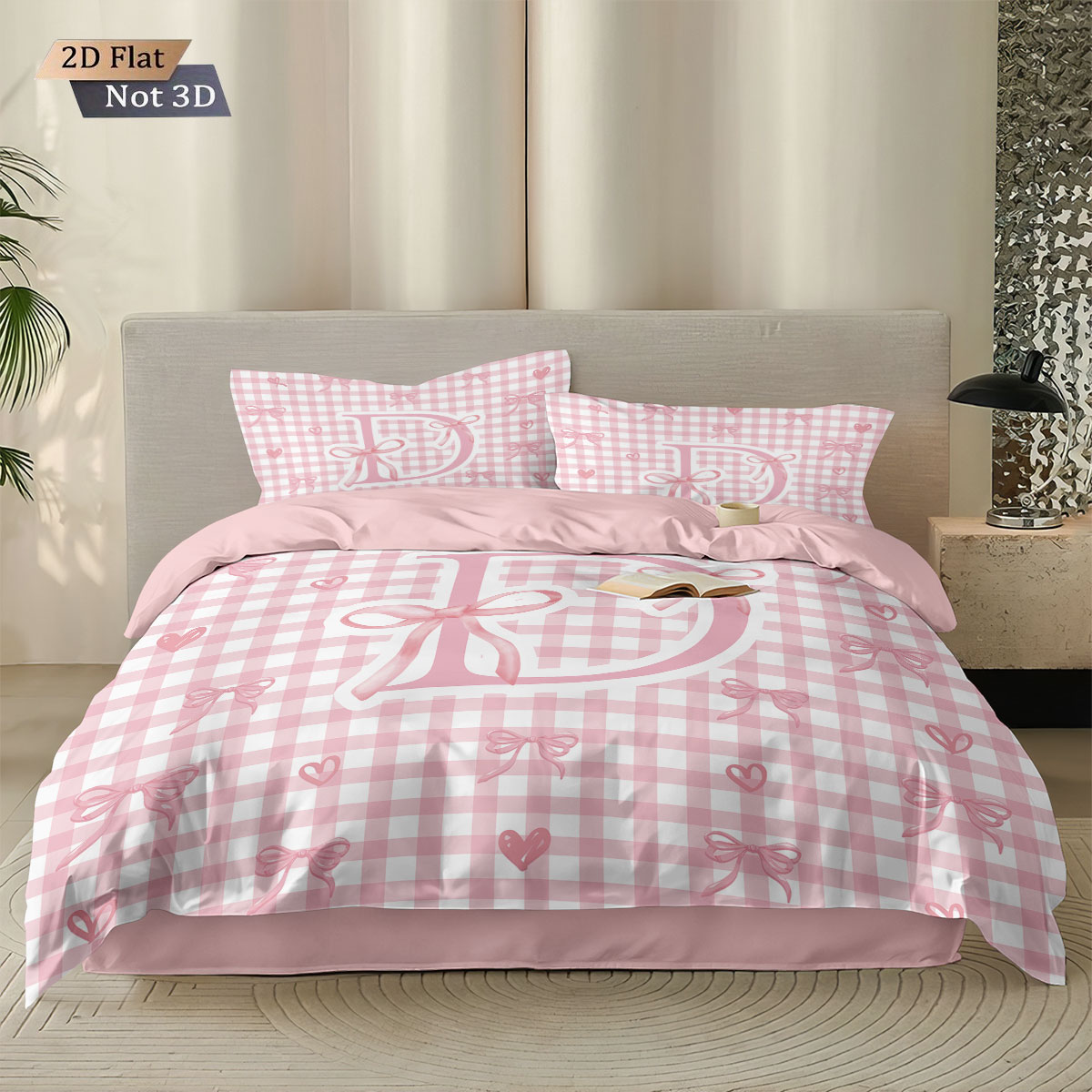 ชุดผ้าห่มนวมพิมพ์ลายโบว์สีชมพู - Home Textiles Bedding บทวิจารณ์และราคา