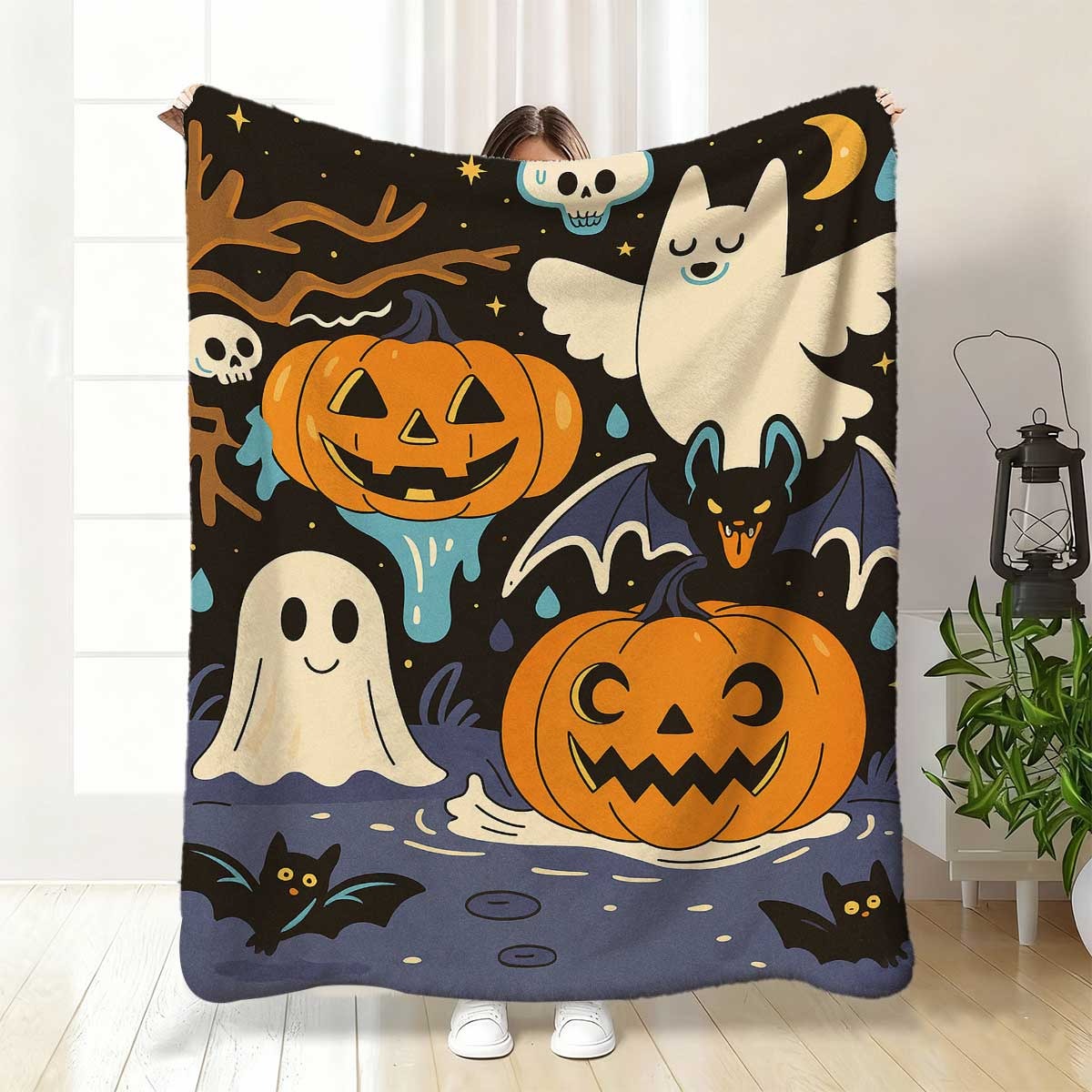 ผ้าห่มนุ่มสบายลายผีสิง, ค้างคา - Your Home Textiles บทวิจารณ์และราคา