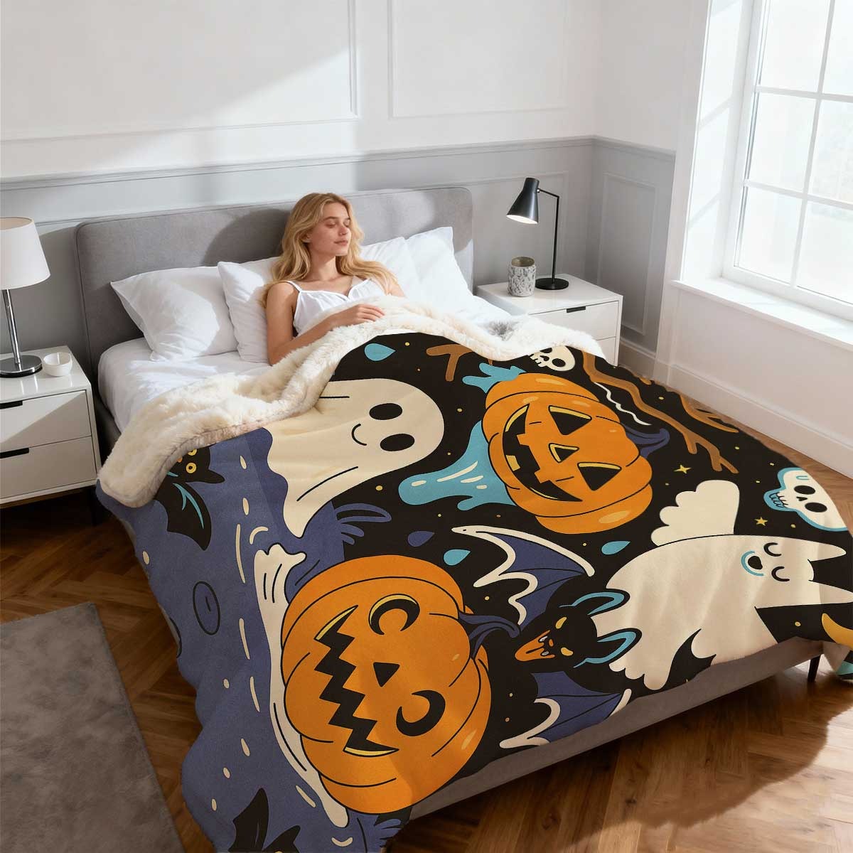 ผ้าห่มนุ่มสบายลายผีสิง, ค้างคา - Your Home Textiles บทวิจารณ์และราคา