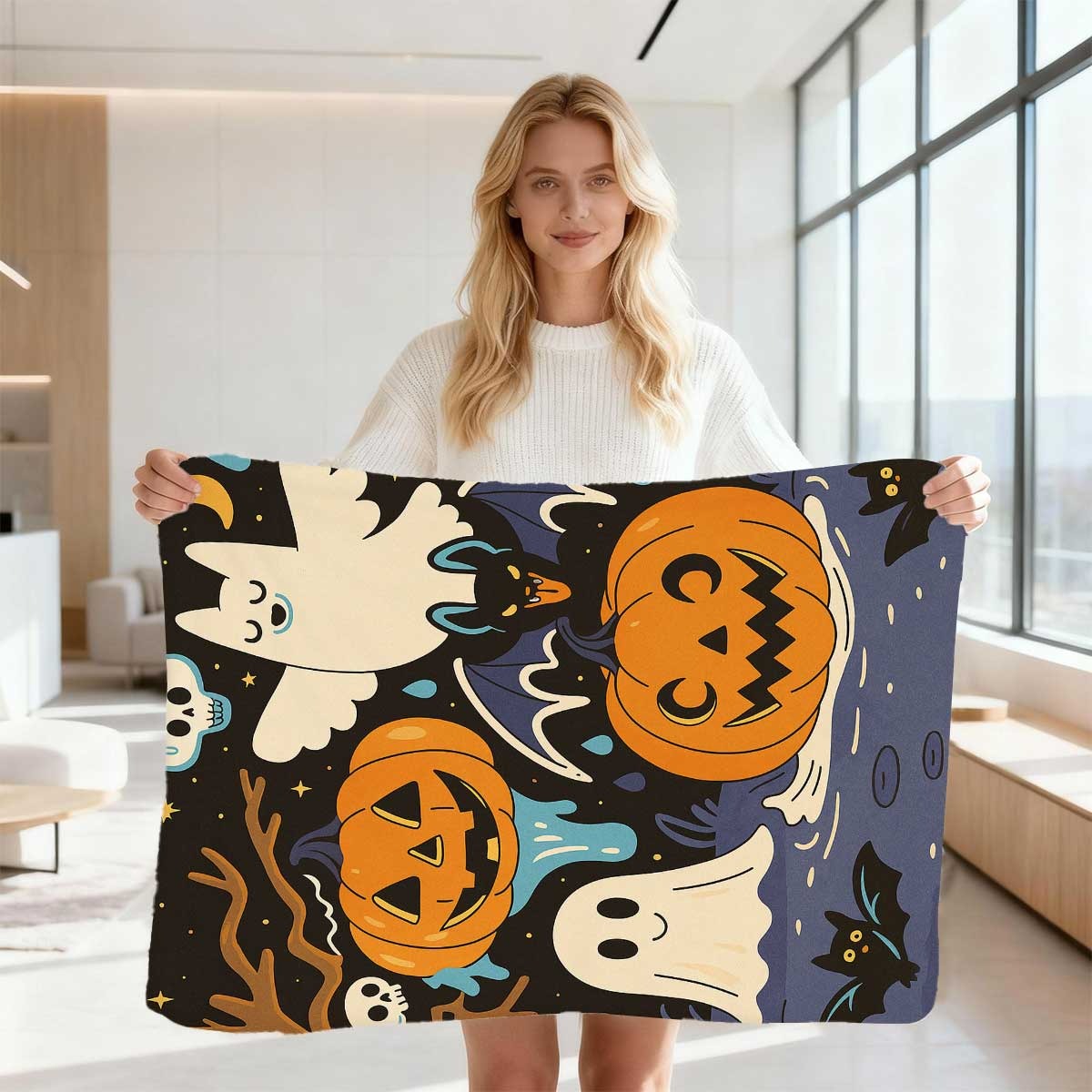 ผ้าห่มนุ่มสบายลายผีสิง, ค้างคา - Your Home Textiles บทวิจารณ์และราคา