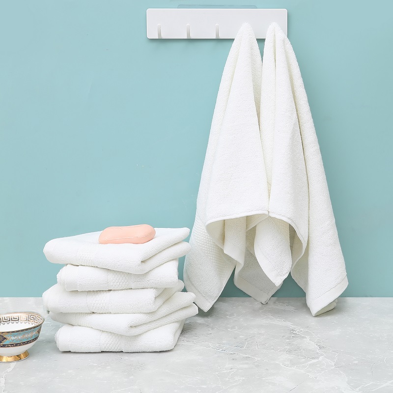 ชุดผ้าขนหนูเช็ดหน้าผ้าฝ้ายสีขา - Home Textiles Face Towel บทวิจารณ์และราคา
