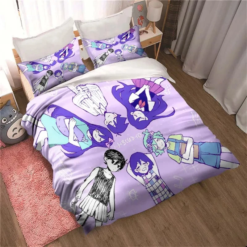 แฟชั่น 3D พิมพ์อะนิเมะ Omori ช - Home Textiles Bedding บทวิจารณ์และราคา