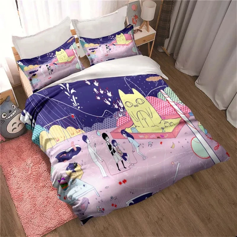แฟชั่น 3D พิมพ์อะนิเมะ Omori ช - Home Textiles Bedding บทวิจารณ์และราคา