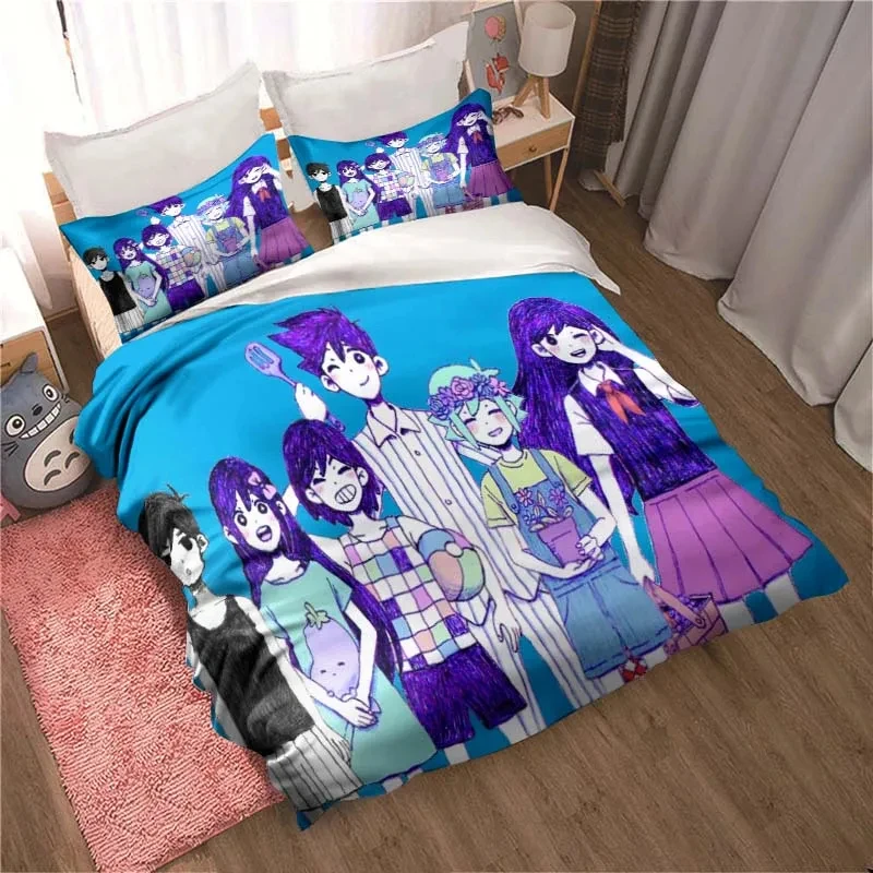 แฟชั่น 3D พิมพ์อะนิเมะ Omori ช - Home Textiles Bedding บทวิจารณ์และราคา