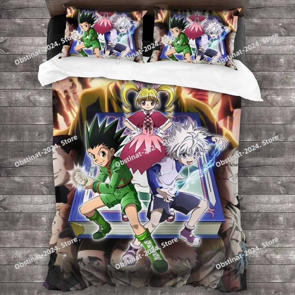 ชุดเครื่องนอนลายอนิเมะ Hunter  - Home Textiles Bedding บทวิจารณ์และราคา
