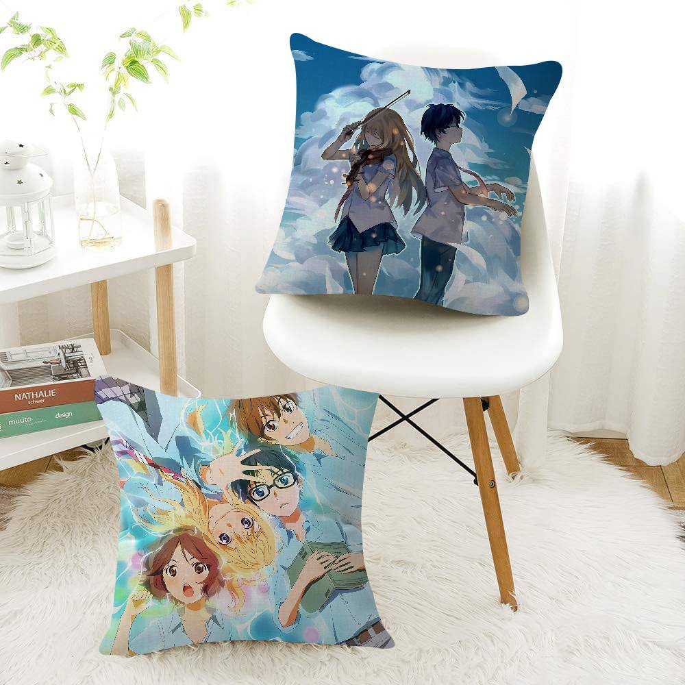 ปลอกหมอนอนิเมะ Your Lie In A-A - Your Home Textiles บทวิจารณ์และราคา