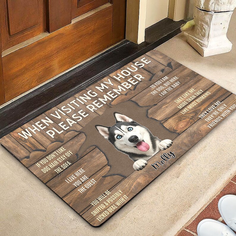 พรมเช็ดเท้าลายภาพสัตว์เลี้ยงแบ - Your Home Textiles บทวิจารณ์และราคา